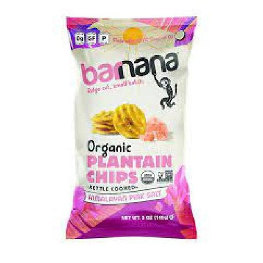 Barnana Himalayan Pink Sea Salt Plantain Chips 56 Grams Each - 6 Per Case.