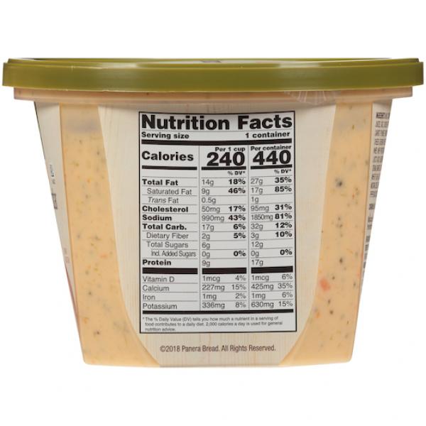 Panera Bread Baked Potato Soup 10 Ounce Size - 8 Per Case.