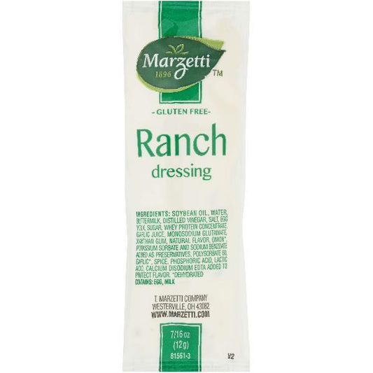 Ranch Dressing 12 Grams Each - 204 Per Case.