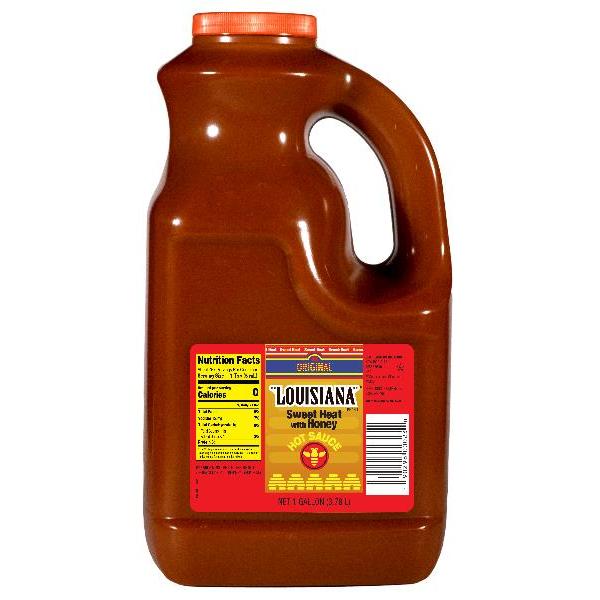 Louisiana Hot Sauce Original Louisiana Sweetheat With Honey 1 Gallon - 4 Per Case.