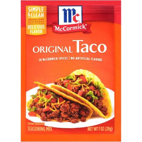 Mccormick Taco Seasoning Mix 1 Ounce Size - 24 Per Case.