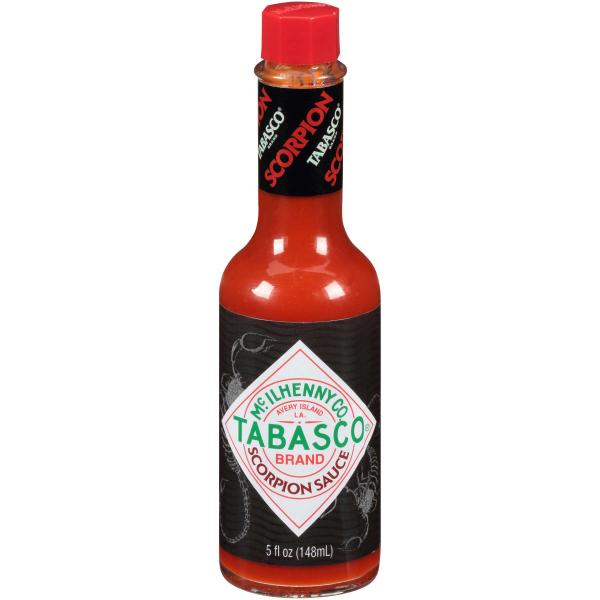 Tabasco Scorpion Sauce Retail 5 Fluid Ounce - 12 Per Case.