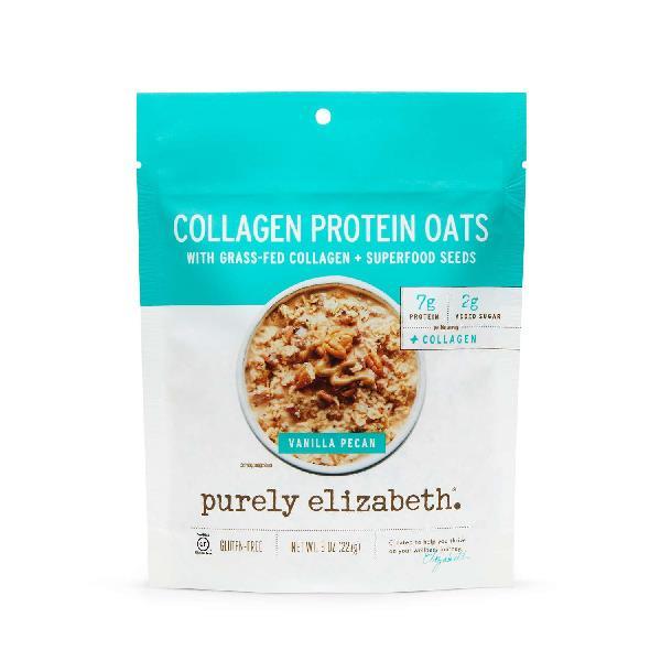 Purely Elizabeth Collagen Oat Vanilla Pecan 8 Ounce Size - 6 Per Case.