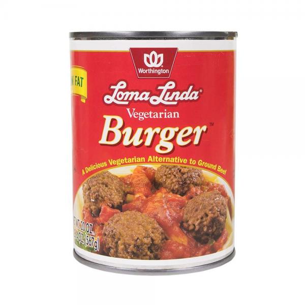 Loma Linda Vegetarian Burger 50 Ounce Size - 12 Per Case.