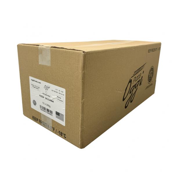 Oggi Foods Inc Sicilian Beyond Meat Sausage Pizza 472 Grams Each - 12 Per Case.