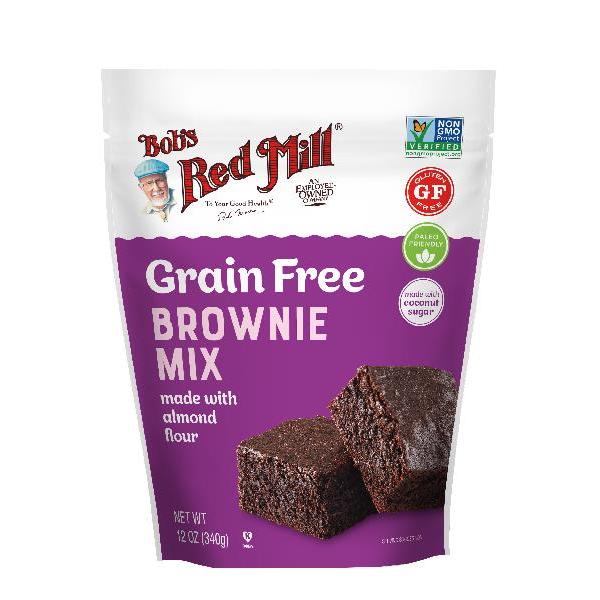 Bob's Red Mill Grain Free Brownie Mix One Five Pouches 12 Ounce Size - 5 Per Case.