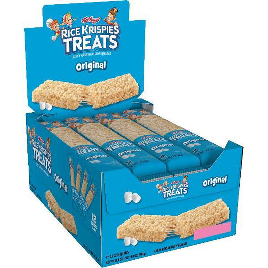 Kellogg's Rice Krispies Treats Squares Original 2.2 Ounce Size - 72 Per Case.