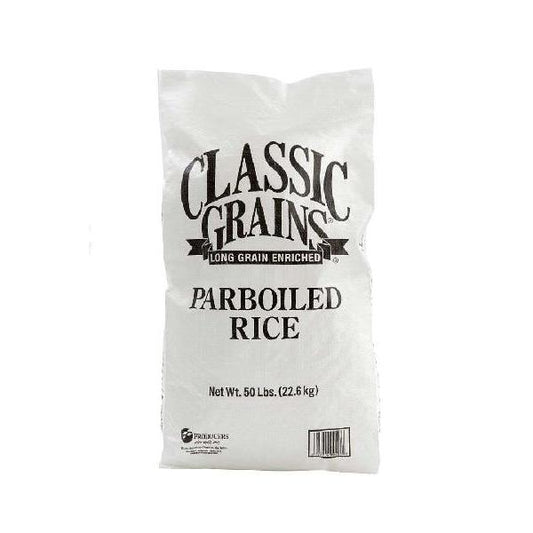 Discontinued Producers Rice Mill Classic Grains Parboiled White Rice, 50 Pounds, 1 Per Case