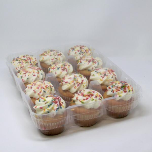 Vanilla Buttercream Cupcake Bulk 12 Each - 1 Per Case.