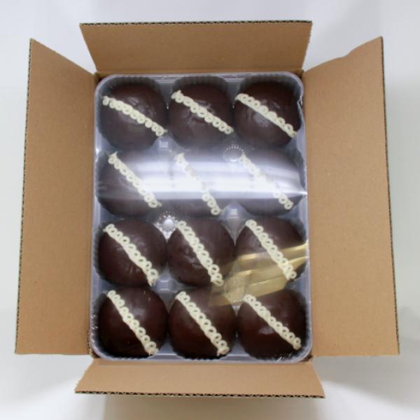 Bulk Large Filled Chocolate Ganache Cupcake 12 Each - 1 Per Case.