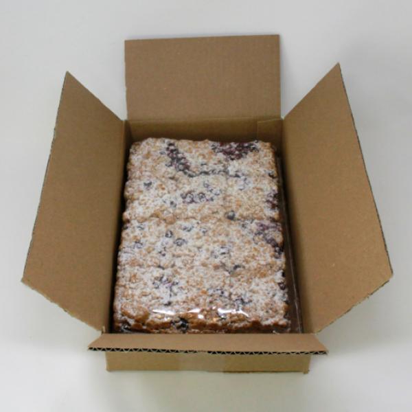 Cut Blueberry Crumb Cake 1 Each - 1 Per Case.