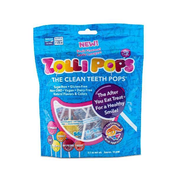 Zollipops Assorted Clean Clean Teeth Pops 1 Each - 24 Per Case.