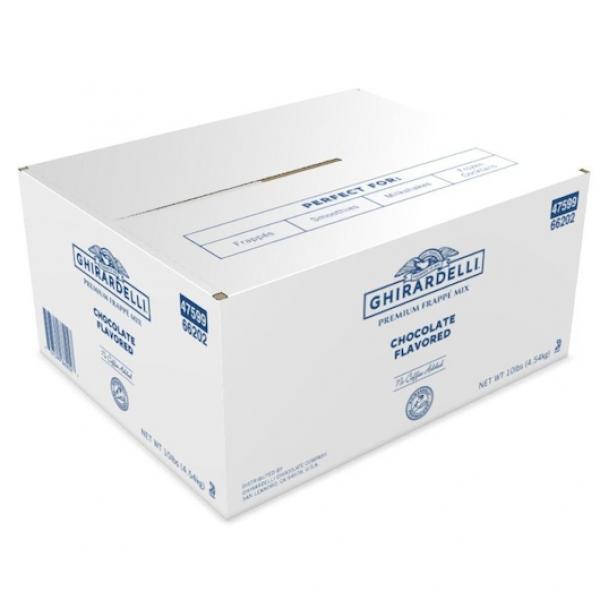 Ghirardelli Chocolate Flavored Frappe 30 Pound Each - 1 Per Case.