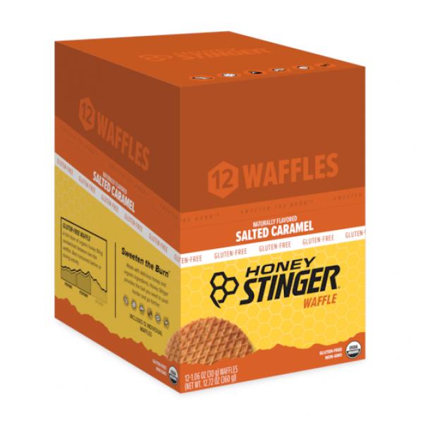 Honey Stinger Organic Gluten Free Salted Caramel Waffle 1.06 Ounce Size - 96 Per Case.