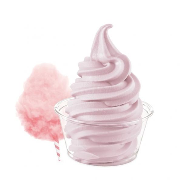 Frostline Pink Cotton Candy Flavored Soft Serve Mix 6 Pound Each - 6 Per Case.