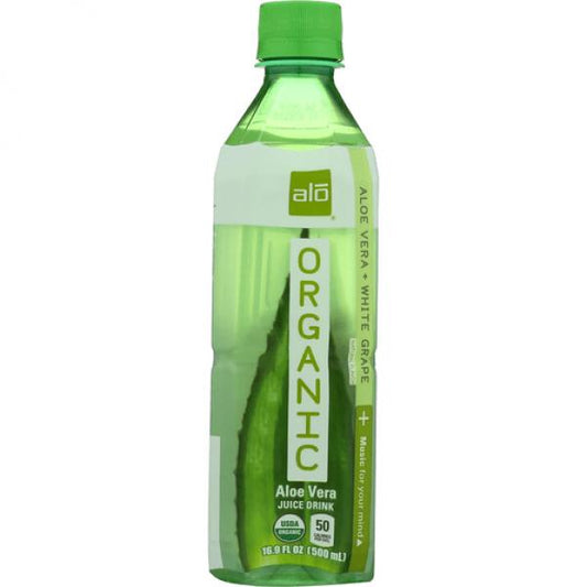 Alo Drink White Grape Organic 16.9 Ounce Size - 12 Per Case.