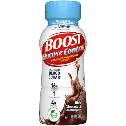 Nestle Boost Adult Nutrition Chocolate 8.01 Fluid Ounce - 24 Per Case.