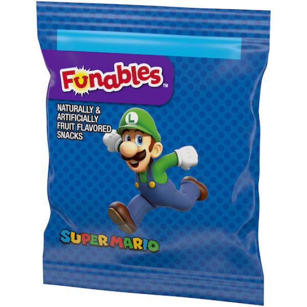 Funables Super Mario Fruit Flavored Snacks Box 8 Ounce Size - 8 Per Case.