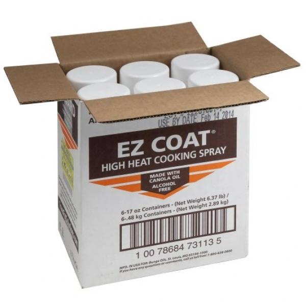 Bunge E Z Coat High Heat Cooking Spray 17 Ounce Size - 6 Per Case.