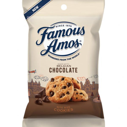 Famous Amos Belgian Chocolate Chip Cookie Package 2 Ounce Size - 36 Per Case.