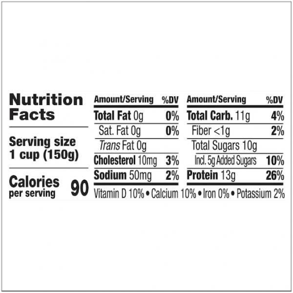 Oikos Dannon Core Vanilla Cups 5.3 Ounce Size - 12 Per Case.