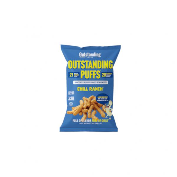 Outstanding Puffs Outstanding Puffs Chili Ranch 3 Ounce Size - 8 Per Case.