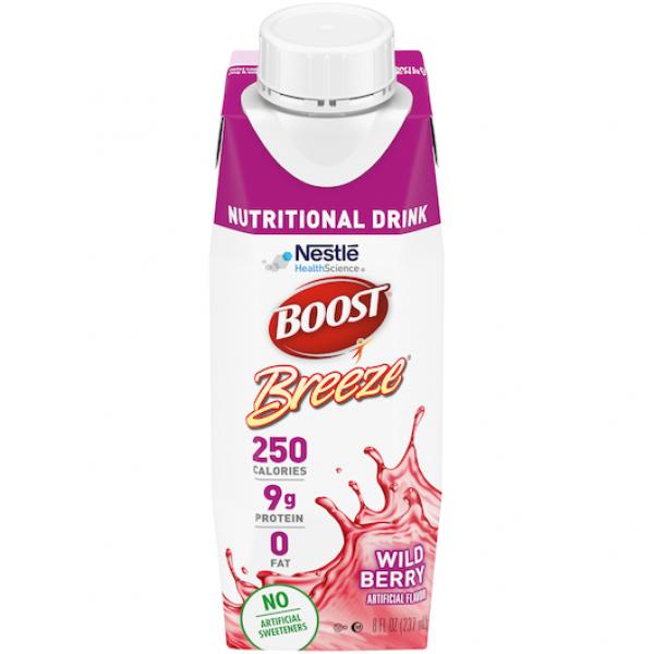 Nestle Boost Beverage Rtd Wildberry 8 Fluid Ounce - 24 Per Case.