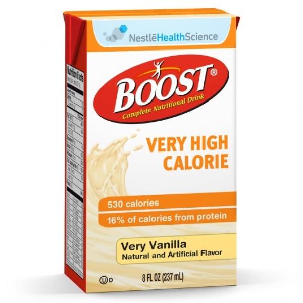 Nestle Boost Adult Nutrition Vanilla 8.01 Fluid Ounce - 24 Per Case.