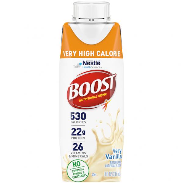 Nestle Boost Adult Nutrition Vanilla 8.01 Fluid Ounce - 24 Per Case.