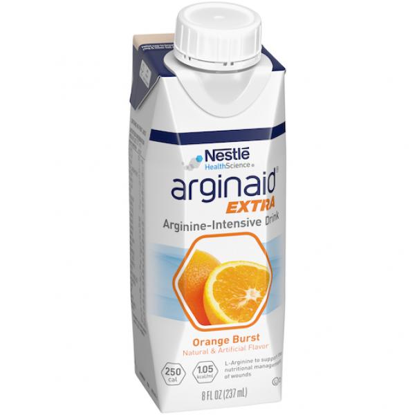 Nestle Arginaid Extra Adult Nutrition Orange 8 Fluid Ounce - 24 Per Case.