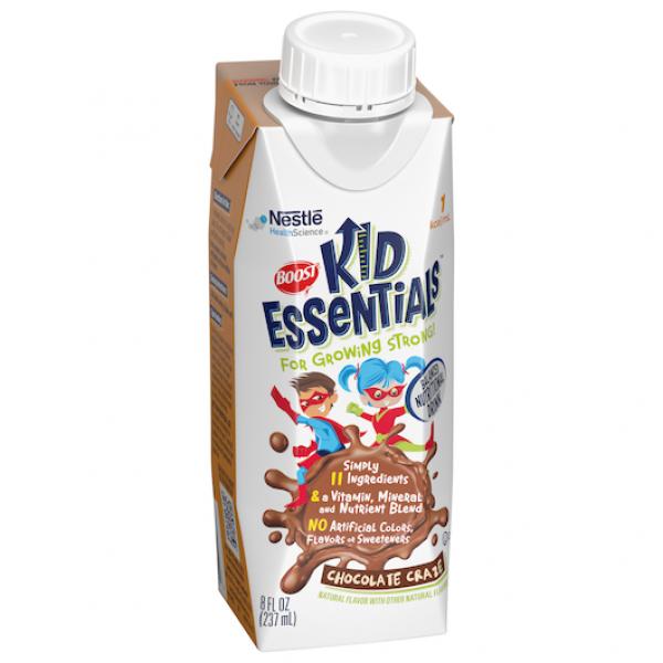 Boost® Kid Essentials™ Chocolate Craze Carton 8.01 Fluid Ounce - 24 Per Case.