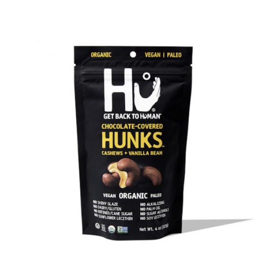 Hu Cashews Vanilla Bean Hunks 4 Ounce Size - 6 Per Case.