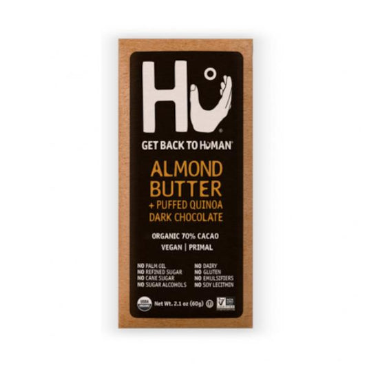 Hu Almond Butter & Puffed Quinoa 2.1 Ounce Size - 24 Per Case.