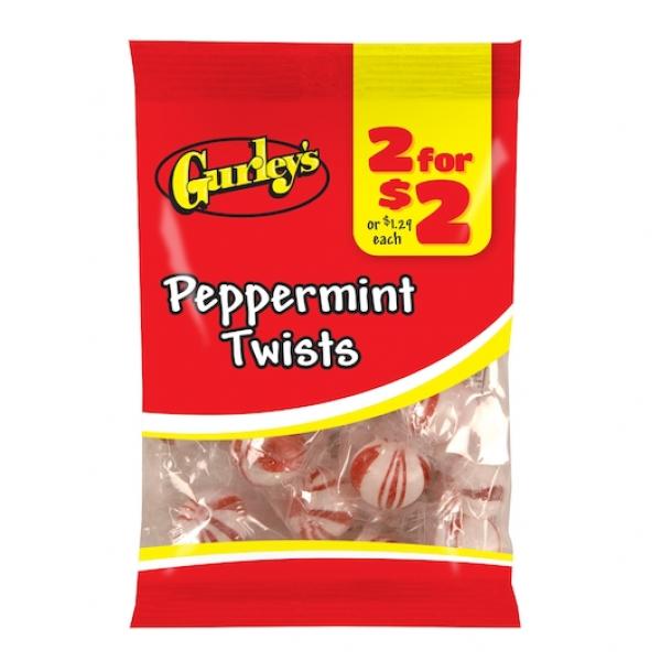 Gurley's Peppermint Twist Hard 2.5 Each - 12 Per Case.