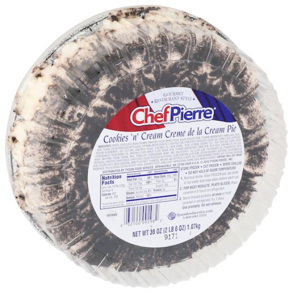 Chef Pierre Pie Cream Variety 10" 1 Count Packs - 4 Per Case.