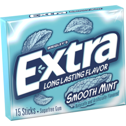 Extra Smooth Mint Sticks 15 Piece - 120 Per Case.