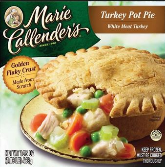 Marie Callender's Turkey Pot Pie 10 Ounce Size - 12 Per Case.