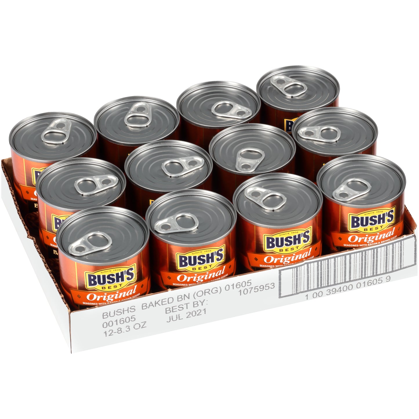 Baked Bean Pop Top 8.3 Ounce Size - 12 Per Case.