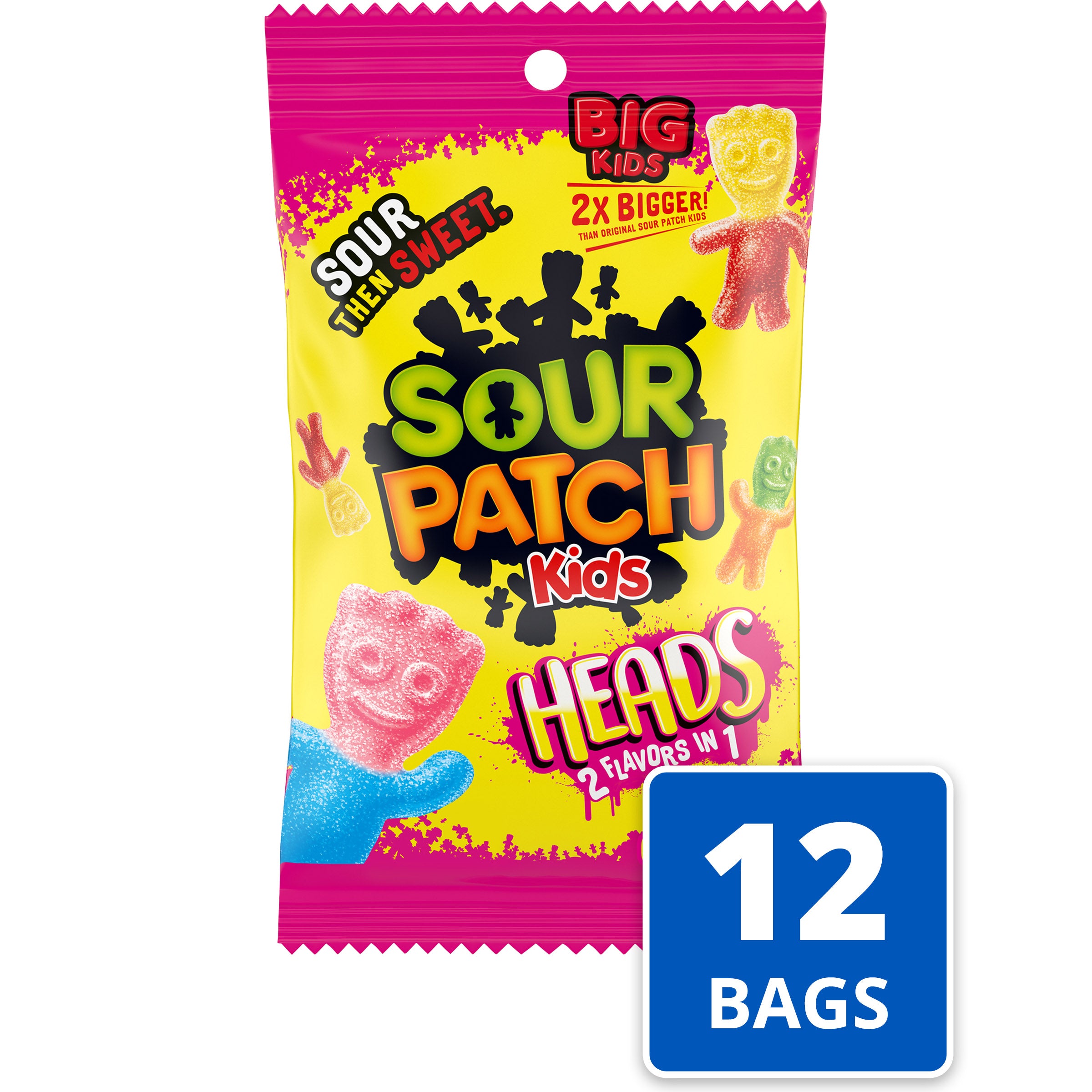 Big Heads Peg Bag 8 Ounce Size - 12 Per Case.