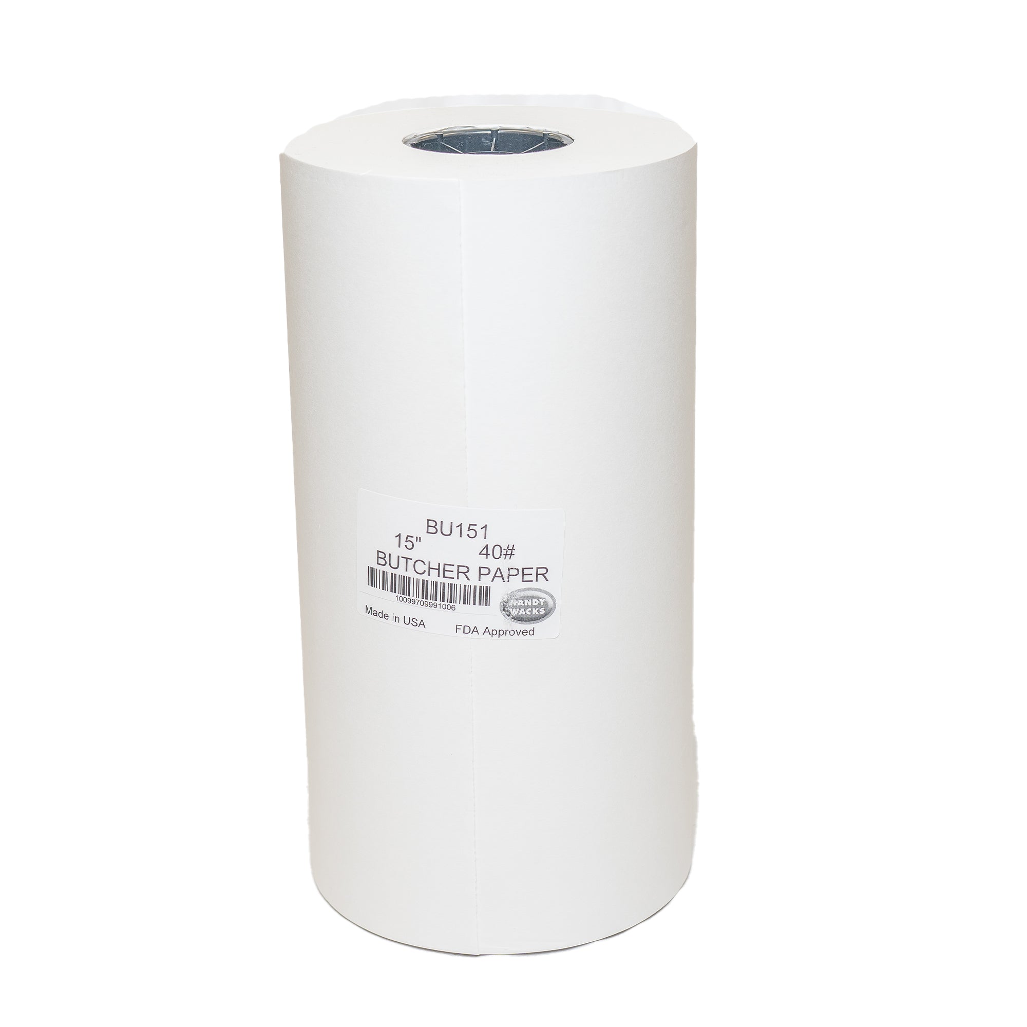 Handy Wacks Bleached Butcher Paper 5"x' Foot 900 Ft - 1 Per Case.