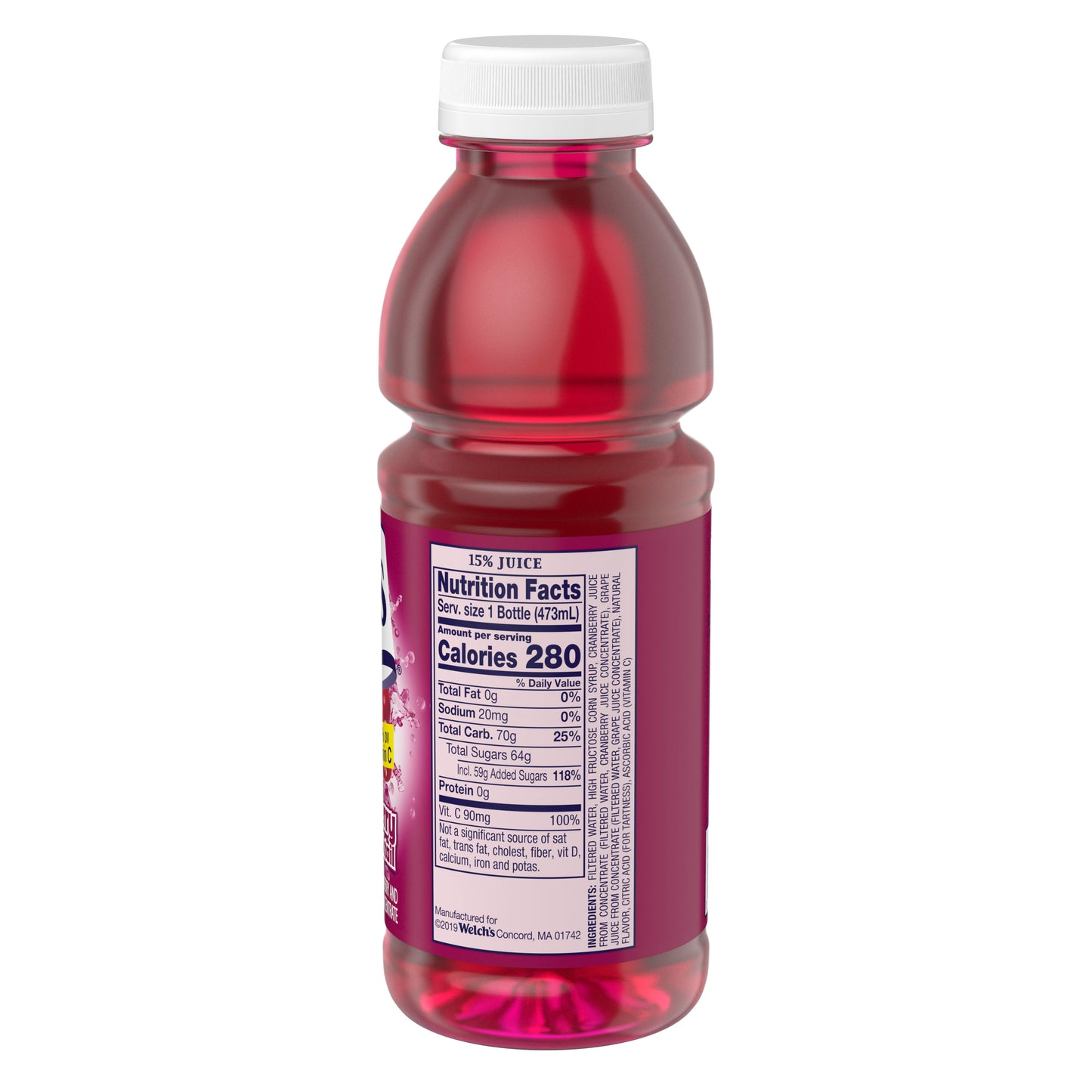 Fl Juice Cocktail Cranberry 16 Fluid Ounce - 12 Per Case.