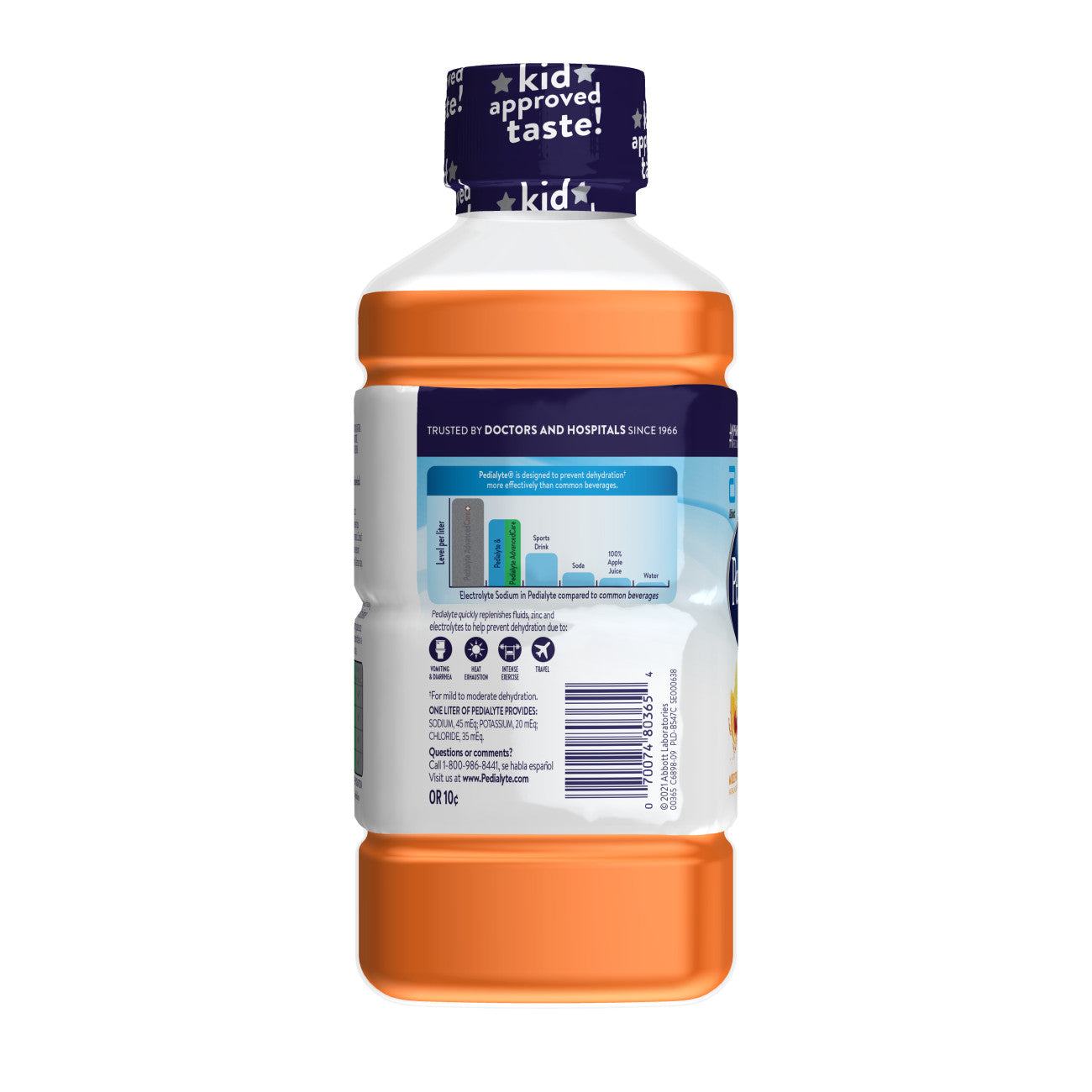 Pedialyte Mixed Fruit Bottle 33.8 Fluid Ounce - 8 Per Case.