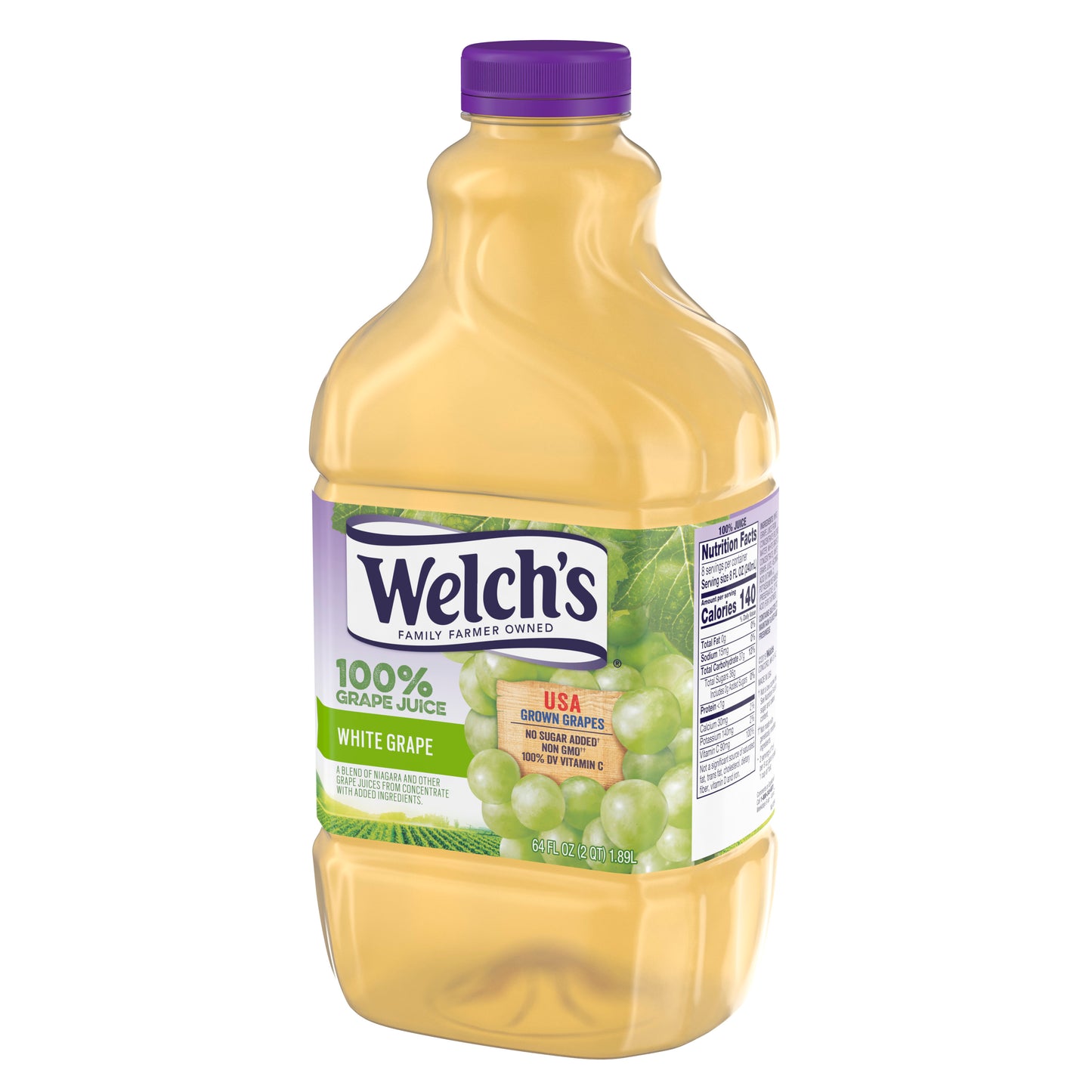 Fl Juice White Grape 64 Fluid Ounce - 8 Per Case.