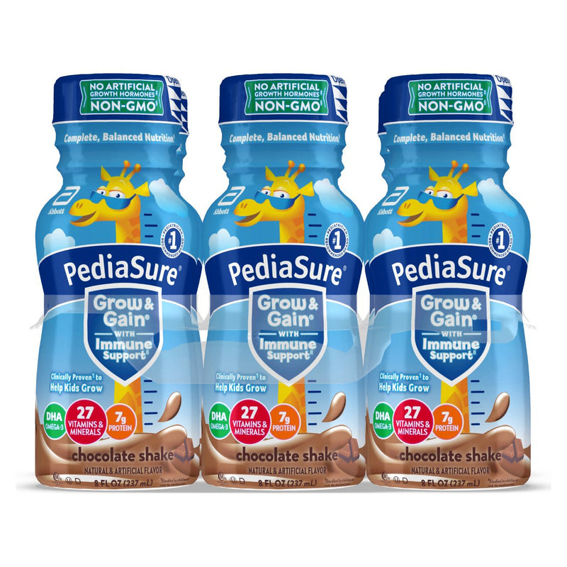 Pediasure Chocolate Bottles 8 Fluid Ounce - 24 Per Case.