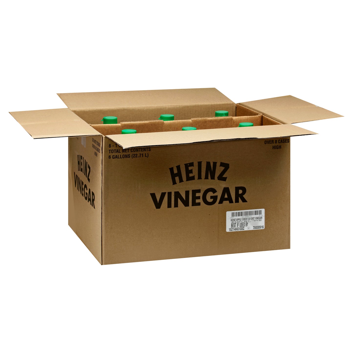 Heinz Apple Cider Flavor Plastic Vinegar, Ga 1 Gallon - 6 Per Case.