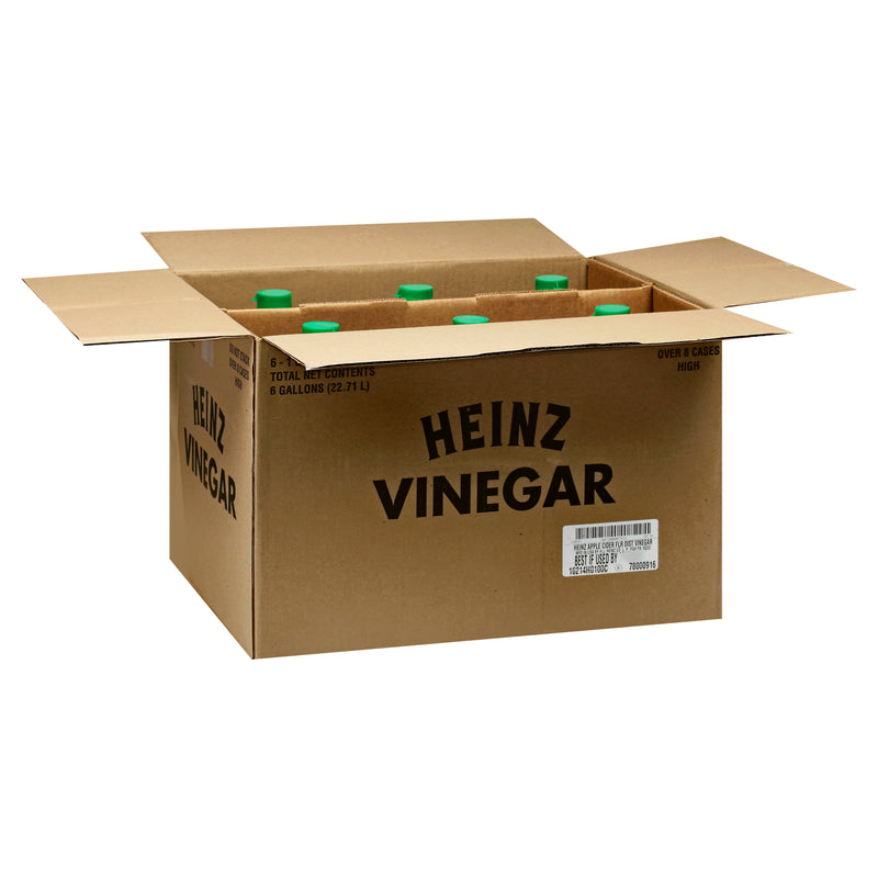 Heinz Apple Cider Flavor Plastic Vinegar, Ga 1 Gallon - 6 Per Case.