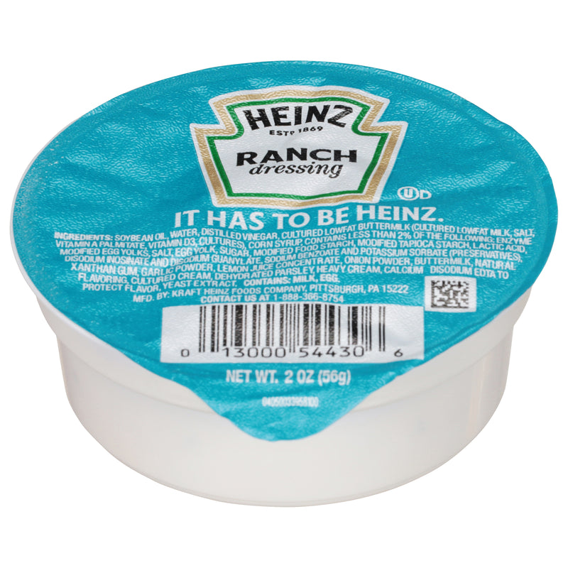 Heinz Ranch Dressing 60 Casepack 2 Dipping Cups