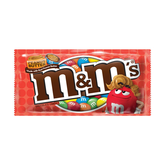 M&m's Peanut Butter Singles Per 1.63 Ounce Size - 288 Per Case.