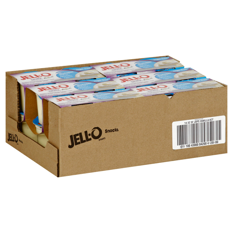 Jell-O Ready To Eat Dessert Vanilla Sugar Free Pudding, 14.5 Ounce Size - 6 Per Case.