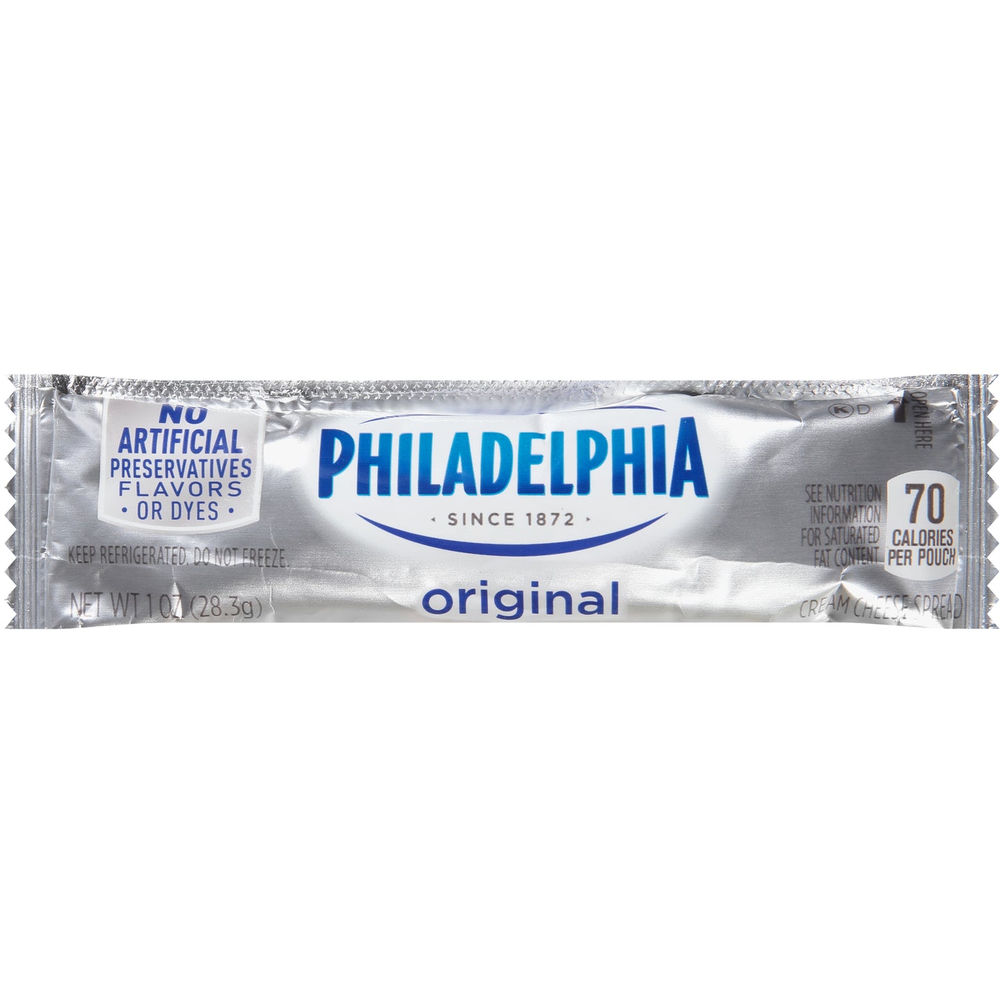 Philadelphia Original Cream Cheese Spread 100 Case Pack 1 Packets